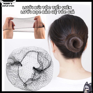 Lưới Bọc Wig Tóc Giả Dùng Bảo Vệ Wig , Lưới Búi Tóc Tiếp Viên Cổ Trang Giúp Tóc Gọn Gàng ( Đọc Kỹ Mô Tả )