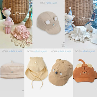  Các set mũ cao cấp Nous & Bu baby cho bé size từ sơ sinh tới 24M 
