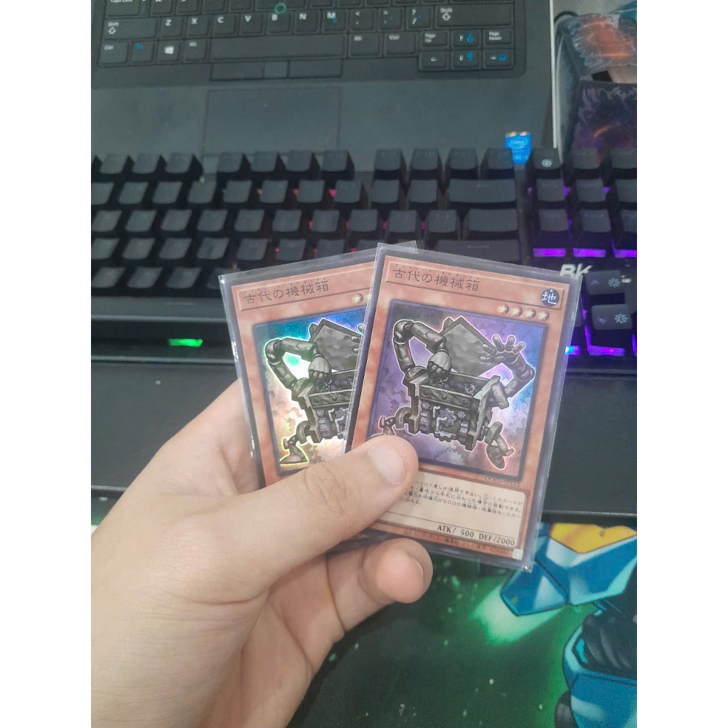 [ 20260207 Q ] Thẻ bài Yugioh QCCU-JP112 LVP3-JP018 Ancient Gear Box