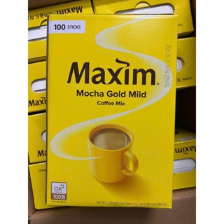 CÀ PHÊ MAXIM HÀN QUỐC MOCHA GOLD 100 GÓI - 맥심 커피 모카골드 마일드