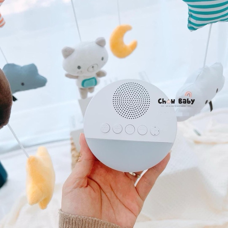 Máy tạo tiếng ồn trắng ( white noise) 20 bản nhạc tích hợp đèn ngủ