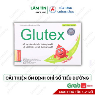 Glutex hỗ trợ hạ nhanh và ổn định đường huyết lâu dài hàng chính hãng hộp 30 viên DƯỢC PHẨM Á ÂU