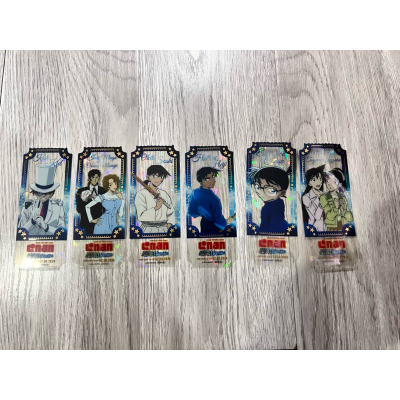 [CGV x CONAN] Bookmark trong suốt lấp lánh movie Conan ngôi sao năm cánh 1 triệu đô