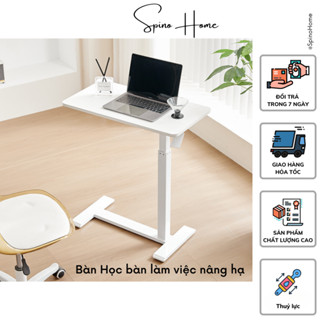 Bàn Làm Việc Đứng, Bàn làm việc công thái học thông minh nâng hạ bằng khí nén, di động có bánh xe