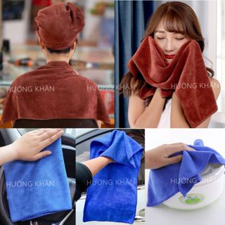 Khăn gội đầu, lau mặt, làm nail DÀY mềm, Khăn lau đa năng, lau xe, lau tay chuyên dùng cho spa, salon, gara xe hơi