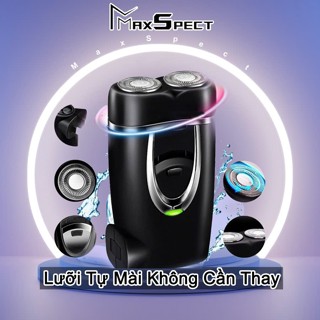 Máy cạo râu mini 2 lưỡi Maxspect tự mài độ bền cao - BẢO HÀNH 12 THÁNG MCR06