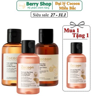 Toner Cocoon Việt Nam: bí đao - nghệ - hoa hồng 140ml - 310ml