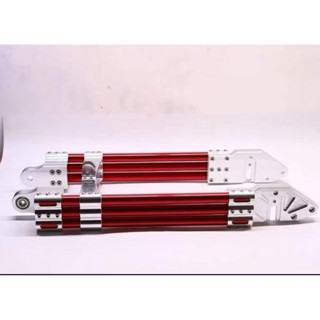 Gắp 3 ống cnc hàng siêu dày tăng chỉnh độ dài phuộc lắp cho mọi loại xe điện 1 thụt