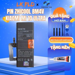 Pin Xiaomi Mi 10 Ultra Zhicool, Mã pin BM4V, Tặng kèm bộ mở máy và tua vít.