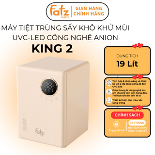 Máy tiệt trùng sấy khô UVC LED FATZ BABY King 2 FB4799, công nghệ tiệt trùng Anion, bảo quản tới 72h