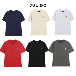 Áo Thun Cotton JULIDO Nam nữ Ngắn Tay Trơn Cao Cấp