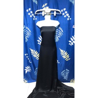 A375 - Vải Lụa cát màu đen (2.2m x 1.5m), co dãn