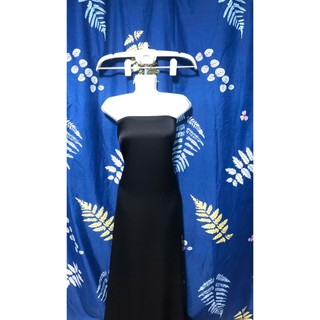 A375 - Vải Lụa cát màu đen (2.2m x 1.5m), co dãn