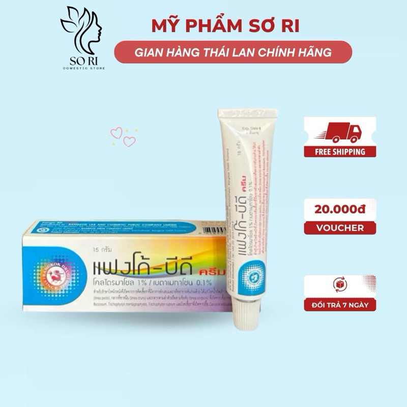 Kem bôi lang ben Fango B Thái Lan mẫu mới