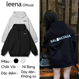Áo Hoodie logo BALENCIAGA Nam Nữ ( TẶNG TẤT NIK CỔ CAO ), Áo Khoác Hoodie Form Rộng chất liệu Nỉ Bông ,KHÔNG XÙ