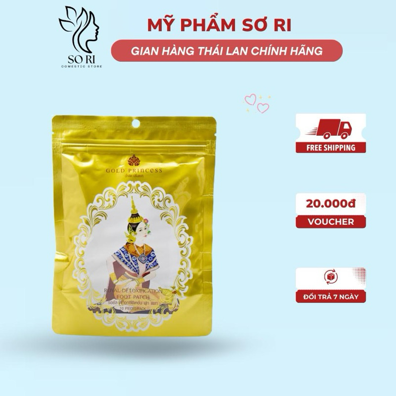 Miếng dán thải độc chân Thái Lan 1 túi 10 miếng