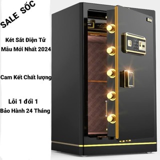   BẢO MẬT CAO   Két Sắt Điện Tử Thông Minh,Két Sắt Gia Đình Chống Cháy,Chống Trộm Chống Cậy Phá Chính Hãng Mở Khóa 3 Lớp 