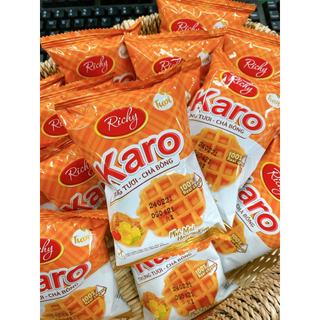 [Mua Là Có Quà] Combo 9 bịch bánh tươi Karo RICHY mix vị: sợi gà truyền thống, phô mai hoàng kim và karo gấu