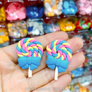 Charm kẹo mút nơ