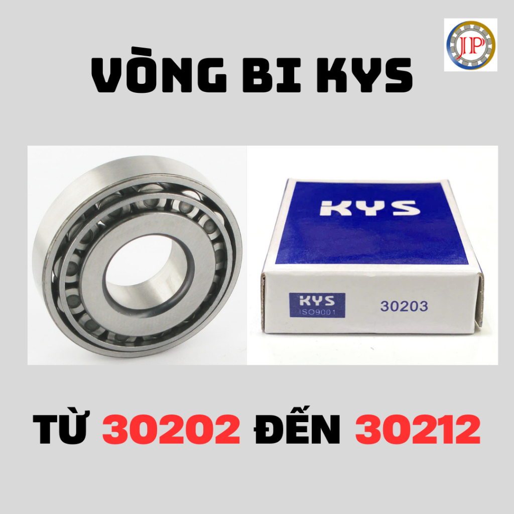 (Bạc đạn) Vòng bi côn KYS 30202, 30203, 30204, 30205, 30206, 30207, 30208, 30209, 30210, 30211, 3021