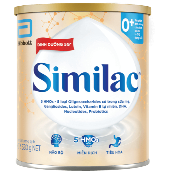 Sữa bột Abbott Similac 5G 0+ 380G