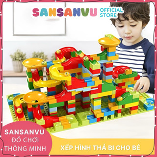 Đồ chơi xếp hình lego cho bé thả bi phát triển trí tuệ nhựa ABS an toàn