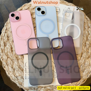  Ốp lưng slim fit từ tính iphone từ ip11 - ip14 promax || ốp lưng cứng mỏng từ tính hỗ trợ sạc không dây - ốp lưng basic 
