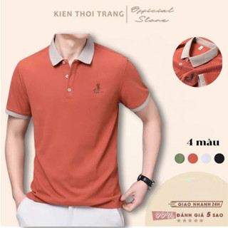 Áo polo nam vải cá sấu mềm mát thêu logo ngựa, thanh lịch, sang trọng. (B11)