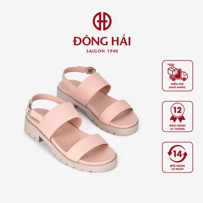 Giày Sandal Đông Hải Quai Ngang Bản Rộng Đế 4Cm - S32E2