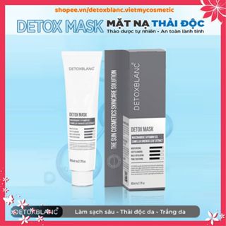   CHÍNH HÃNG MẶT NẠ SỦI BỌT THẢI ĐỘC TRẮNG DA NGỪA MỤN CÔNG NGHỆ THAN HOẠT TÍNH-Detox Mask 80ml 