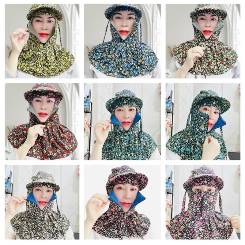 Nón khẩu trang chống nắng.
