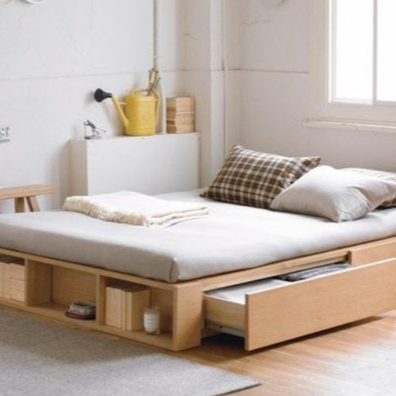 Giường Ngủ MDF Có Ngăn Kéo – Không Đầu Giường, Tiện Lợi, Tiết Kiệm Không Gian | BigBuy360 - bigbuy360.vn