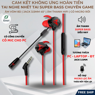 Tai Nghe Gaming 2025 GH5 Gamer Pro Phiên Bản Nâng Cấp sendem S2 Chống Ồn Cao Cấp, Tặng Bộ Phụ Kiện Mic Rời