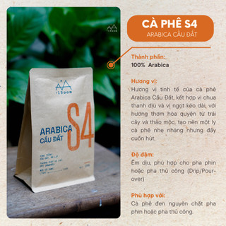 [Nguyên hạt] S4 - 250gr cafe Arabica Cầu Đất