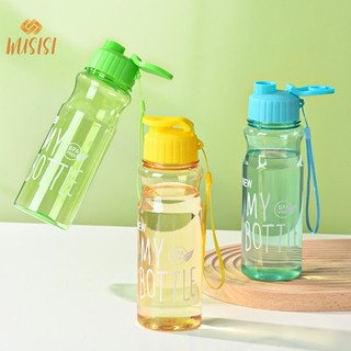 Bình Nước Thể Thao Trong Suốt - Bình nước chạy bộ, tập gym - Chai nước nhựa 550ml