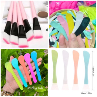 (combo 10 /50 /100 cái )- SEt muỗng lấy kem- que lấy kem - cọ muỗng múc mỹ phẩm