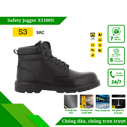 Giày Bảo Hộ Cao Cổ Jogger X1100N S3 SRC
