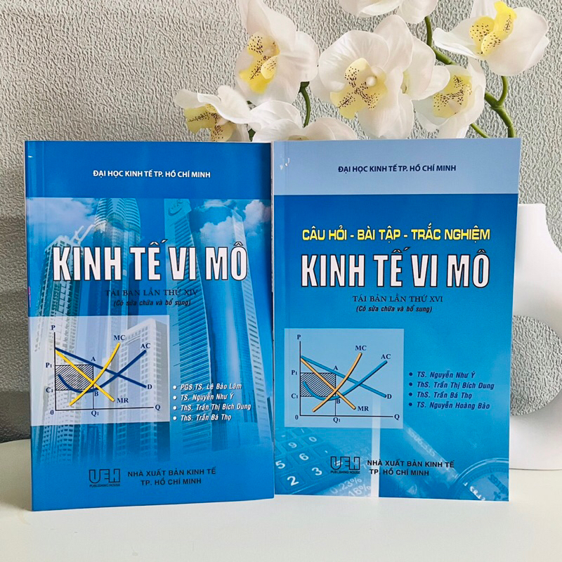 Sách - Combo Kinh Tế Vi Mô (Lý Thuyết + Bài Tập) - PGS.TS. Lê Bảo Lâm - Trường ĐH Kinh Tế TP.HCM) - 