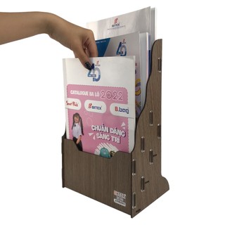 Kệ gỗ 3 ngăn Enter KG403 A4 lắp ráp