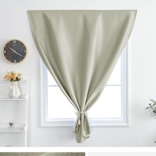 Rèm cửa dán tường 1 LỚP, rèm dán cửa sổ chống nắng chống tia UV chất liệu vải gấm cực dày Shisonson