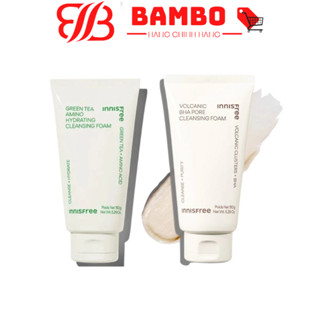 Sữa Rửa Mặt Tro Núi Lửa GIẢM Đầu Đen, Bã Nhờn Innisfree Jeju Volcanic Pore Cleansing Foam 150ml