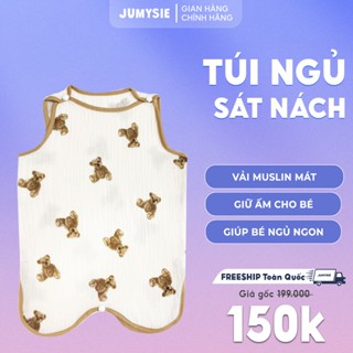 Túi Ngủ Cho Bé Jumysie Xô Muslin Organic, Ấm Ngực, Bụng Cho Bé, Siêu Mềm, Thấm Hút Tốt, Trẻ Ngủ Ngon