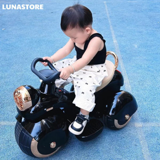  Xe Điện trẻ em 3 bánh có đèn và nhạc 2 động cơ dành cho bé từ 1 tuổi đến 8 chính hãng T118 