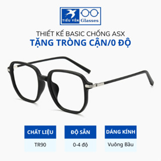 Gọng kính thời trang cao cấp mắt kính nam nữ thiết kế BASIC 8060 - Mắt kính Tiểu Yến