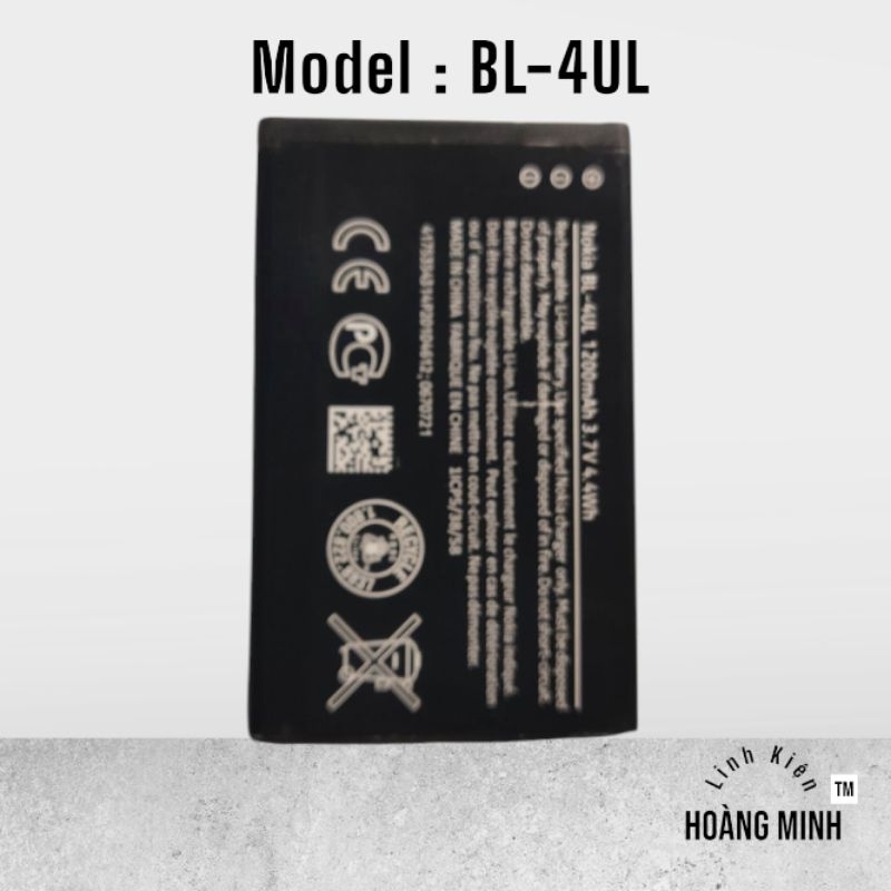 Pin Nokia 215 4G / 3310 3G 2017 / 230 RM 1172 225 Dual / 6310 4G - BL 4UL / BL 4WL - 1200mAh Đã Qua 