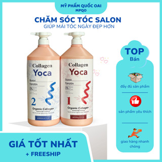 Dầu Gội Đầu Kendy Monica Omeelux Mishe Matter Organic Biotin Yoca collagen Xả Siêu Mềm Mượt 2000ml kafen 1500ml MPQO