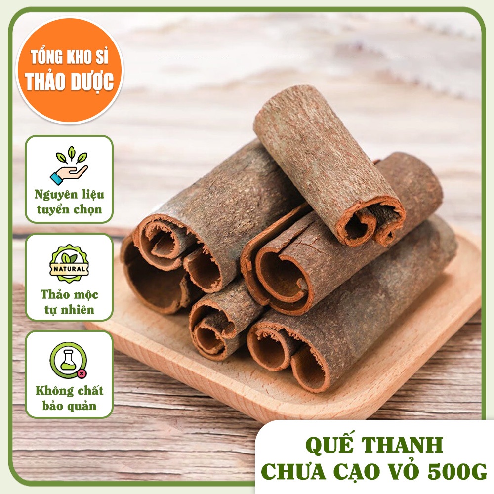 Quế thanh khô 500g, vỏ quế cay, thơm, sạch, làm gia vị nấu ăn, nấu phở, xông nhà