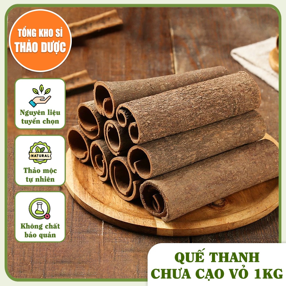 Quế thanh khô 1kg, vỏ quế cay, thơm, sạch, làm gia vị nấu ăn, nấu phở, xông nhà