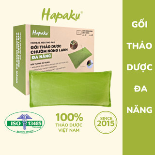  Gối Chườm Thảo Dược Hapaku Giảm Đau Bụng Kinh Đau Mỏi Lưng Vai - Làm Nóng Bằng Lò Vi Sóng 