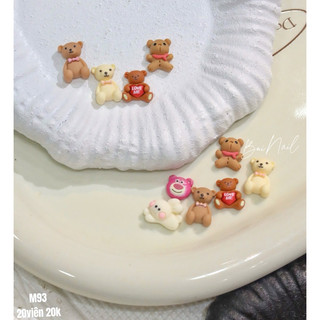 CHARM GẤU MIX MẪU M93 set 20viên
